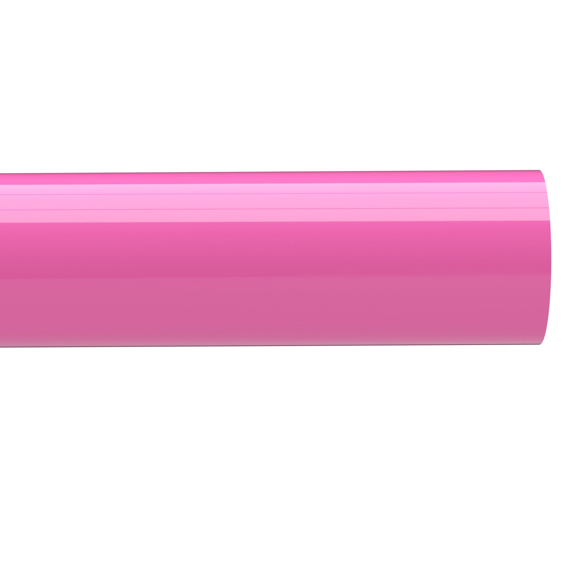 1/2 in. Sch 40 Furniture Grade PVC Pipe - Pink - FORMUFIT