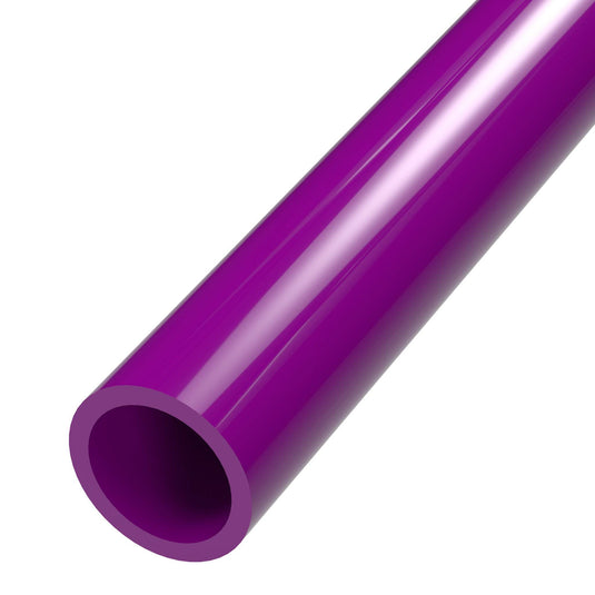 1/2 in. Sch 40 Furniture Grade PVC Pipe - Purple - FORMUFIT