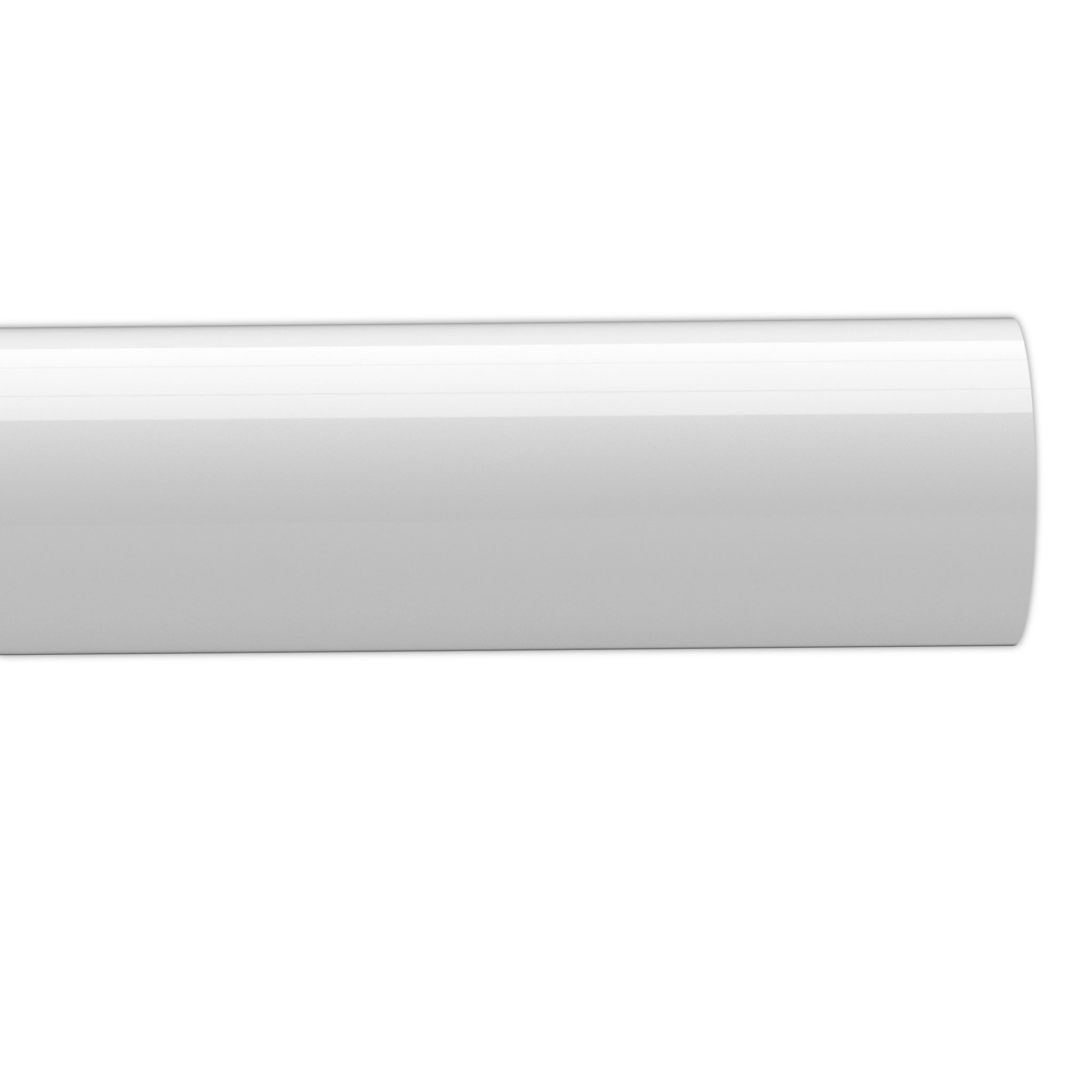 1/2 in. Sch 40 Furniture Grade PVC Pipe - White - FORMUFIT