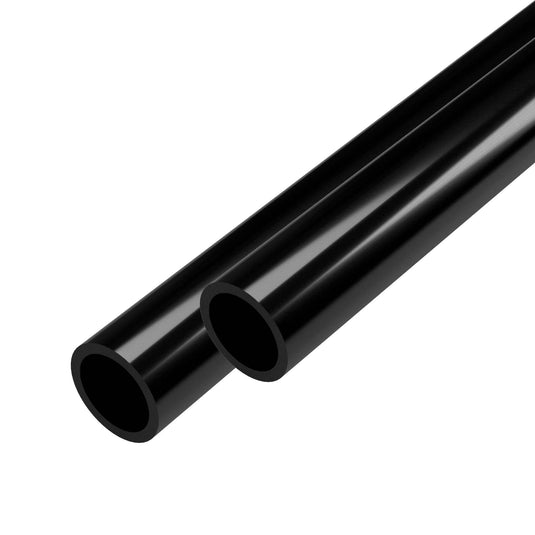 1/2 in. Sch 40 Furniture Grade PVC Pipe - Black - FORMUFIT