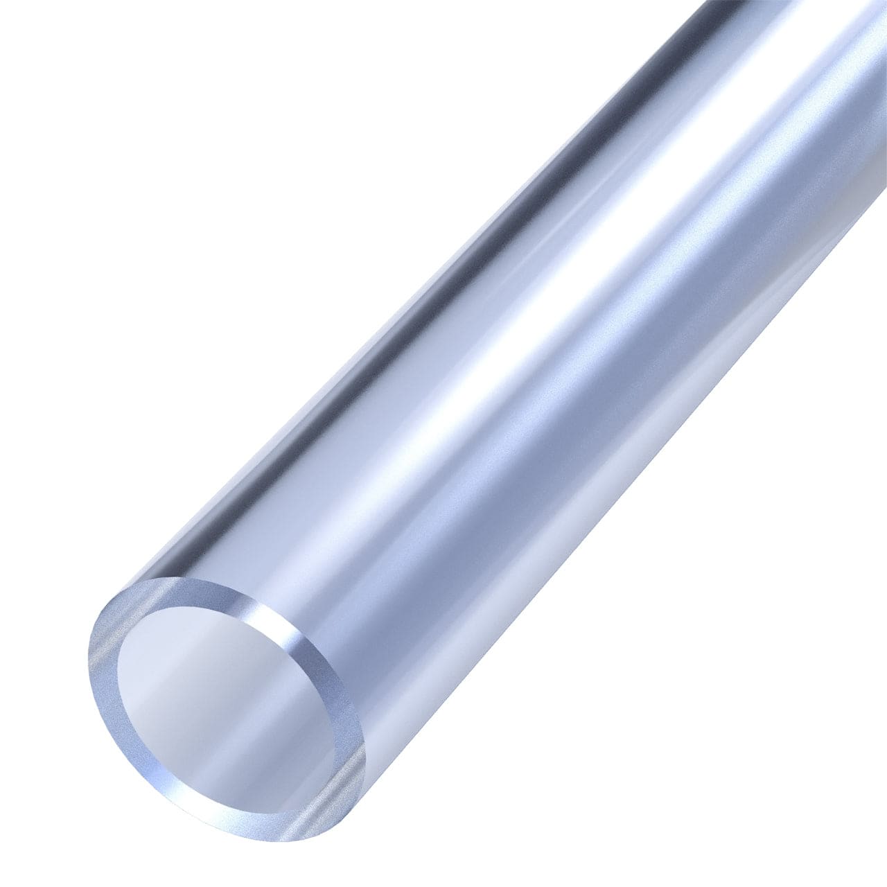 1-1/4 in. Sch 40 Furniture Grade PVC Pipe - Clear - FORMUFIT