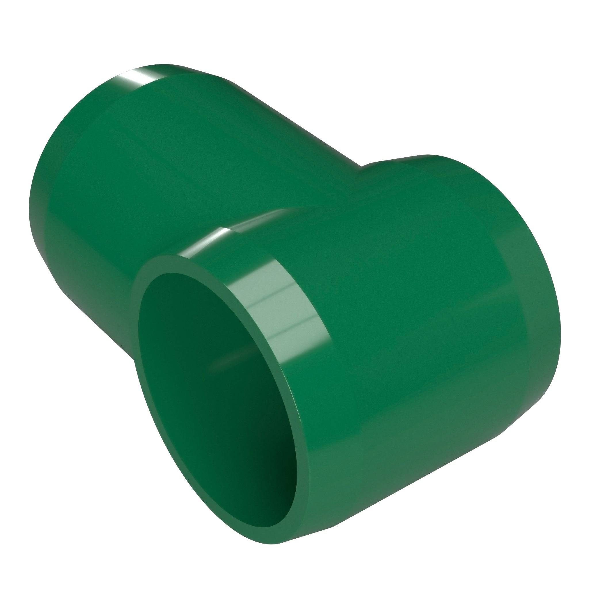 1-1/2 in. Slip Sling Furniture Grade PVC Tee - Green - FORMUFIT