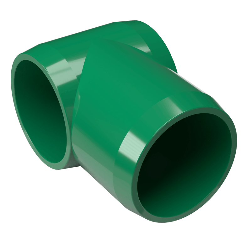 Load image into Gallery viewer, 1-1/2 in. Slip Sling Furniture Grade PVC Tee - Green - FORMUFIT

