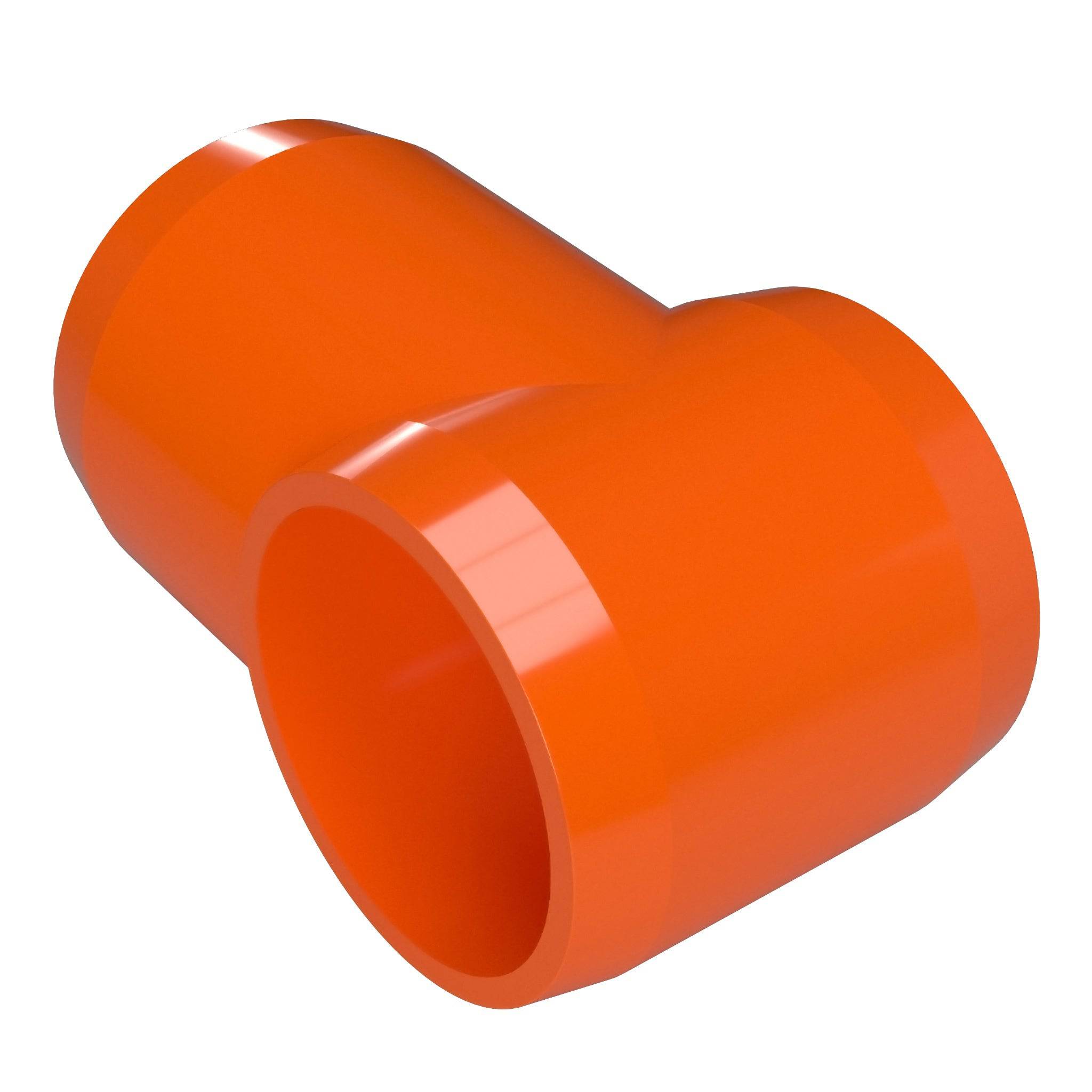 1-1/2 in. Slip Sling Furniture Grade PVC Tee - Orange - FORMUFIT