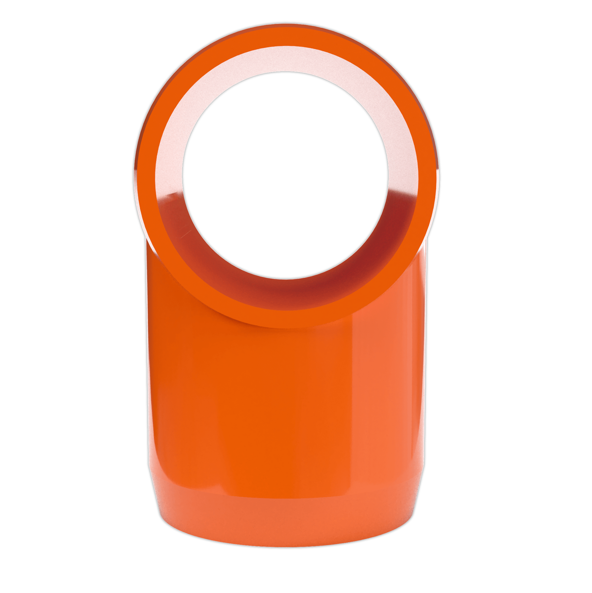 1-1/2 in. Slip Sling Furniture Grade PVC Tee - Orange - FORMUFIT