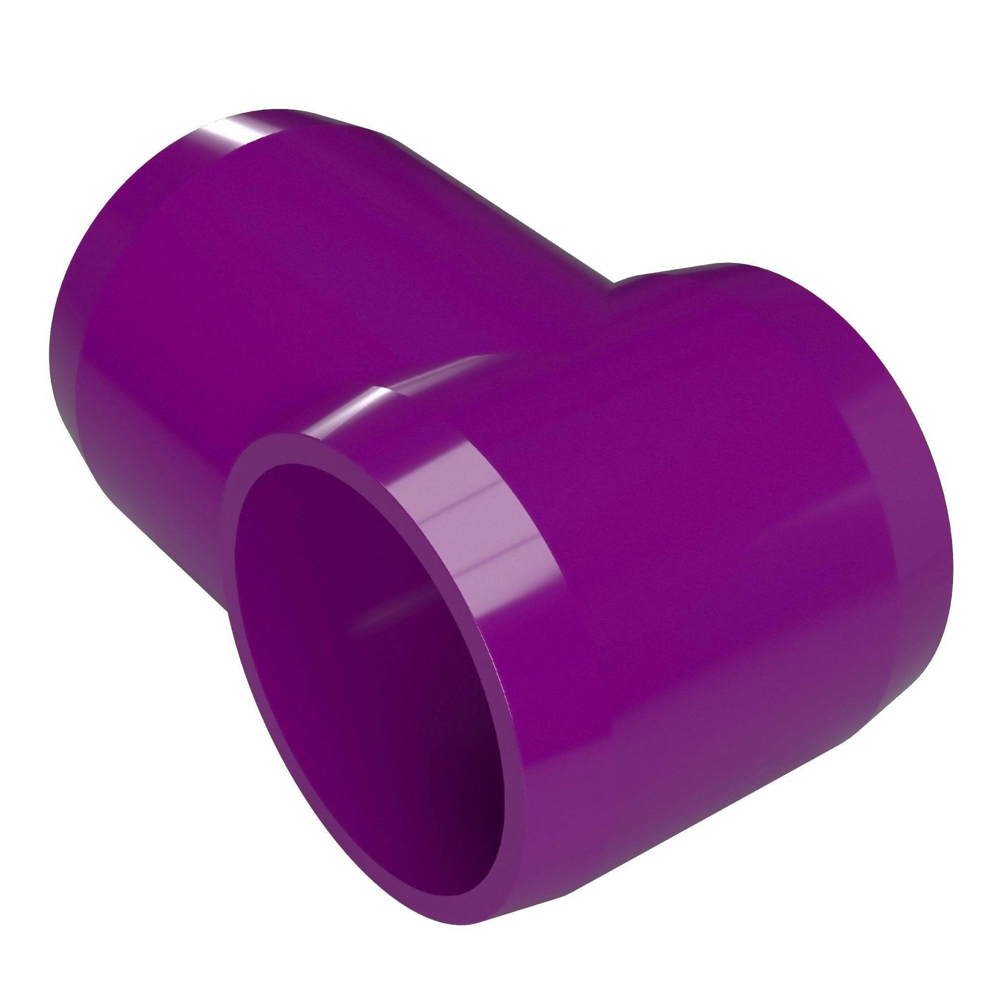 1-1/2 in. Slip Sling Furniture Grade PVC Tee - Purple - FORMUFIT