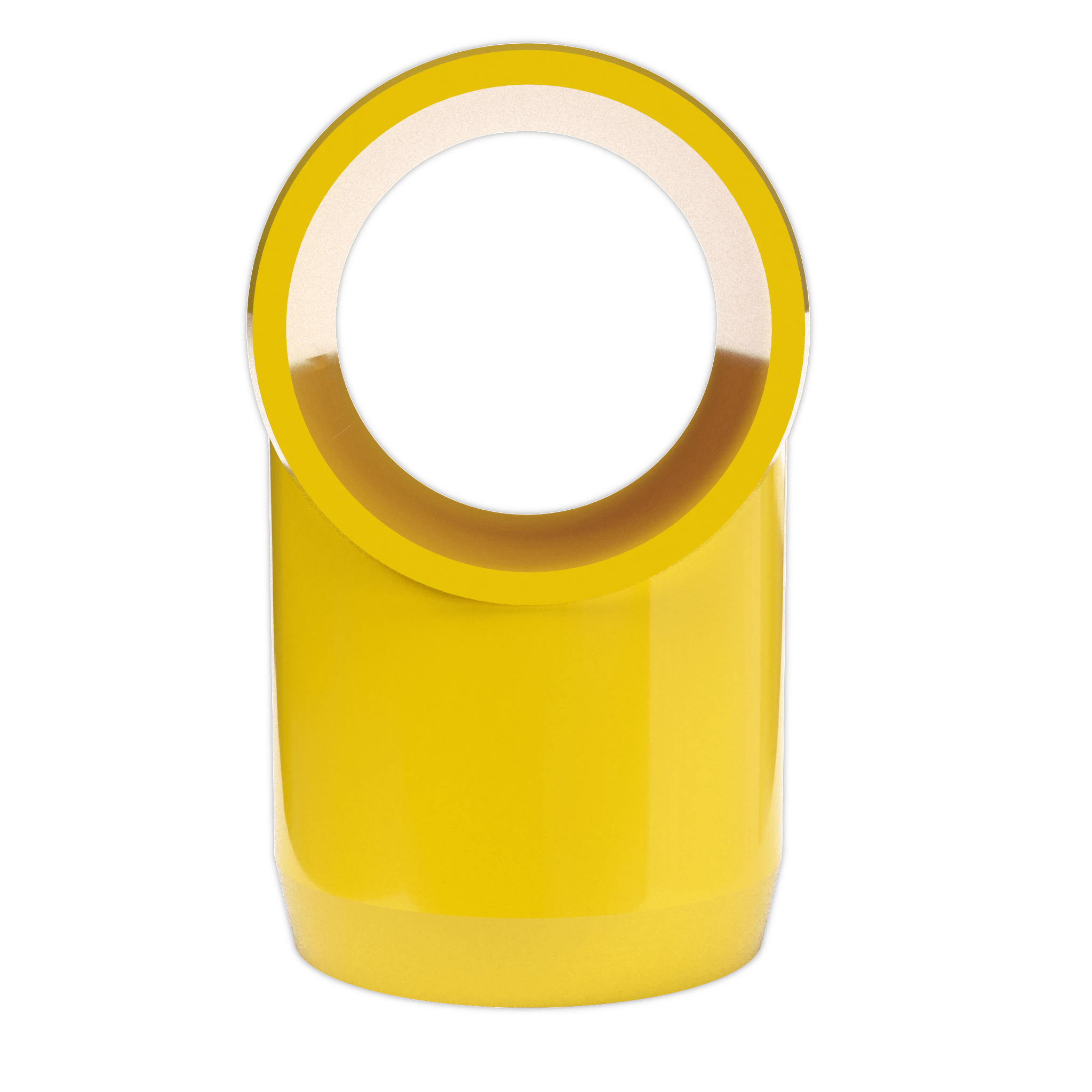 1-1/2 in. Slip Sling Furniture Grade PVC Tee - Yellow - FORMUFIT