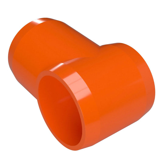 1-1/4 in. Slip Sling Furniture Grade PVC Tee - Orange - FORMUFIT