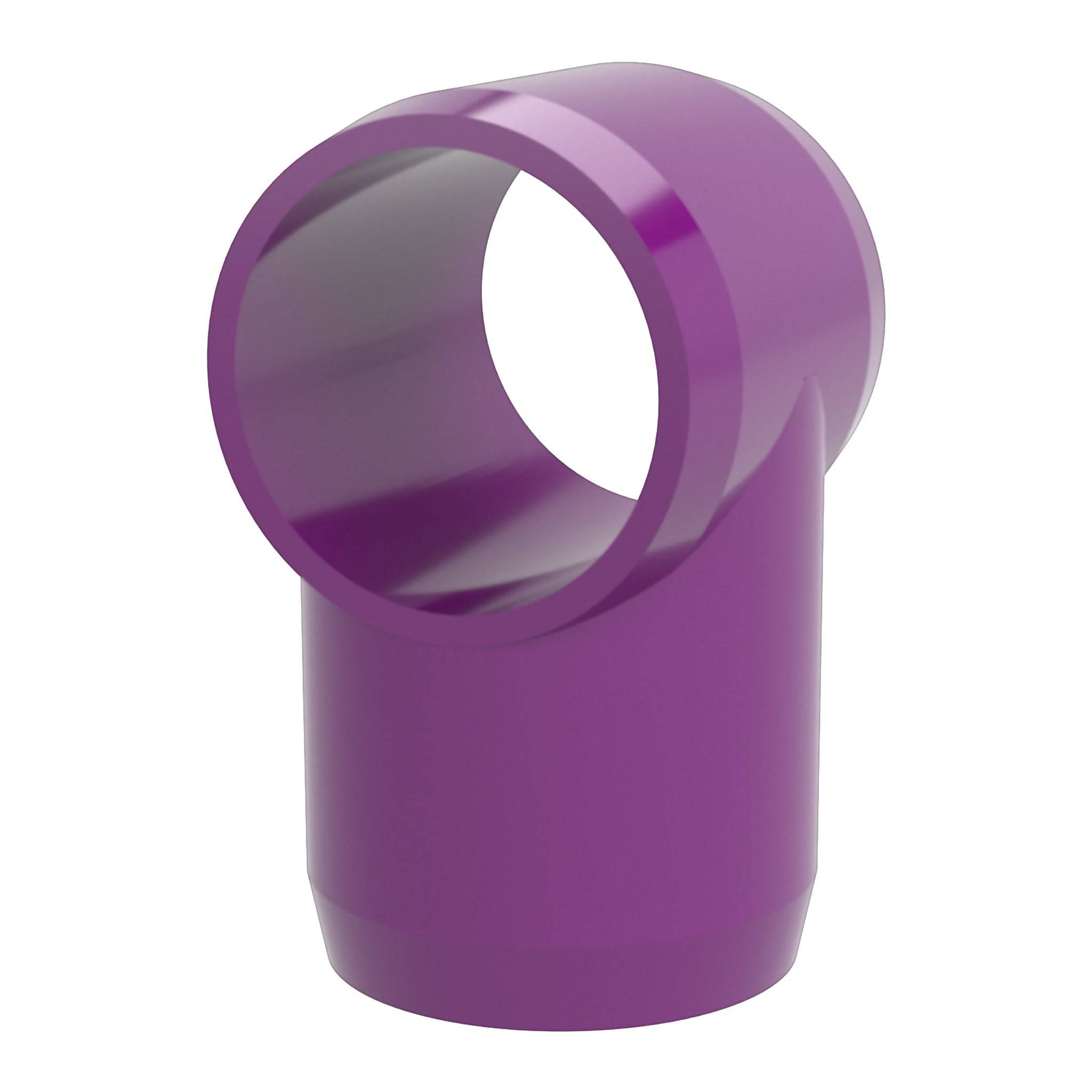 1-1/4 in. Slip Sling Furniture Grade PVC Tee - Purple - FORMUFIT