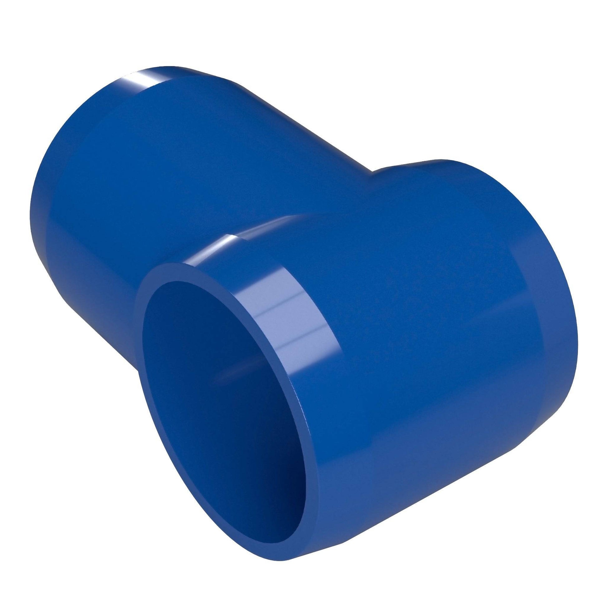 1/2 in. Slip Sling Furniture Grade PVC Tee - Blue - FORMUFIT