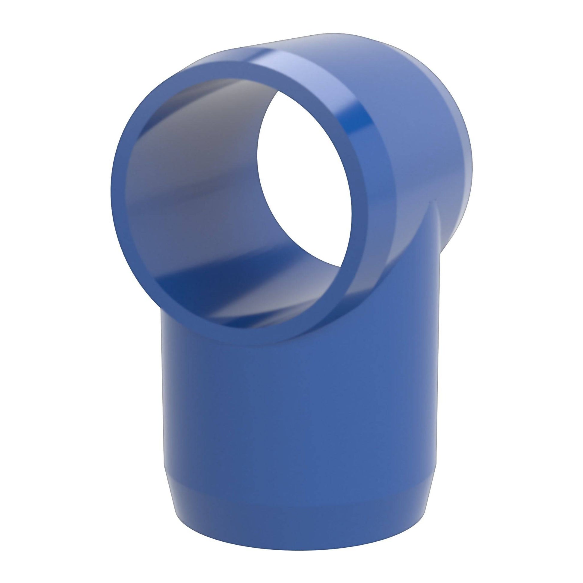 1/2 in. Slip Sling Furniture Grade PVC Tee - Blue - FORMUFIT