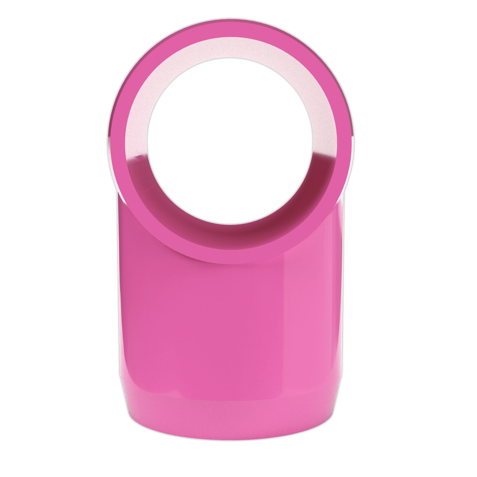 1/2 in. Slip Sling Furniture Grade PVC Tee - Pink - FORMUFIT