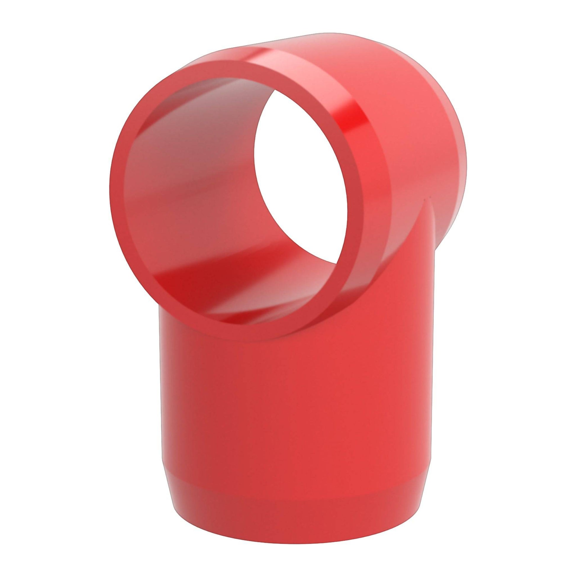 1/2 in. Slip Sling Furniture Grade PVC Tee - Red - FORMUFIT