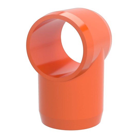 1 in. Slip Sling Furniture Grade PVC Tee - Orange - FORMUFIT