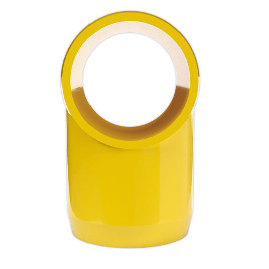 3/4 in. Slip Sling Furniture Grade PVC Tee - Yellow - FORMUFIT