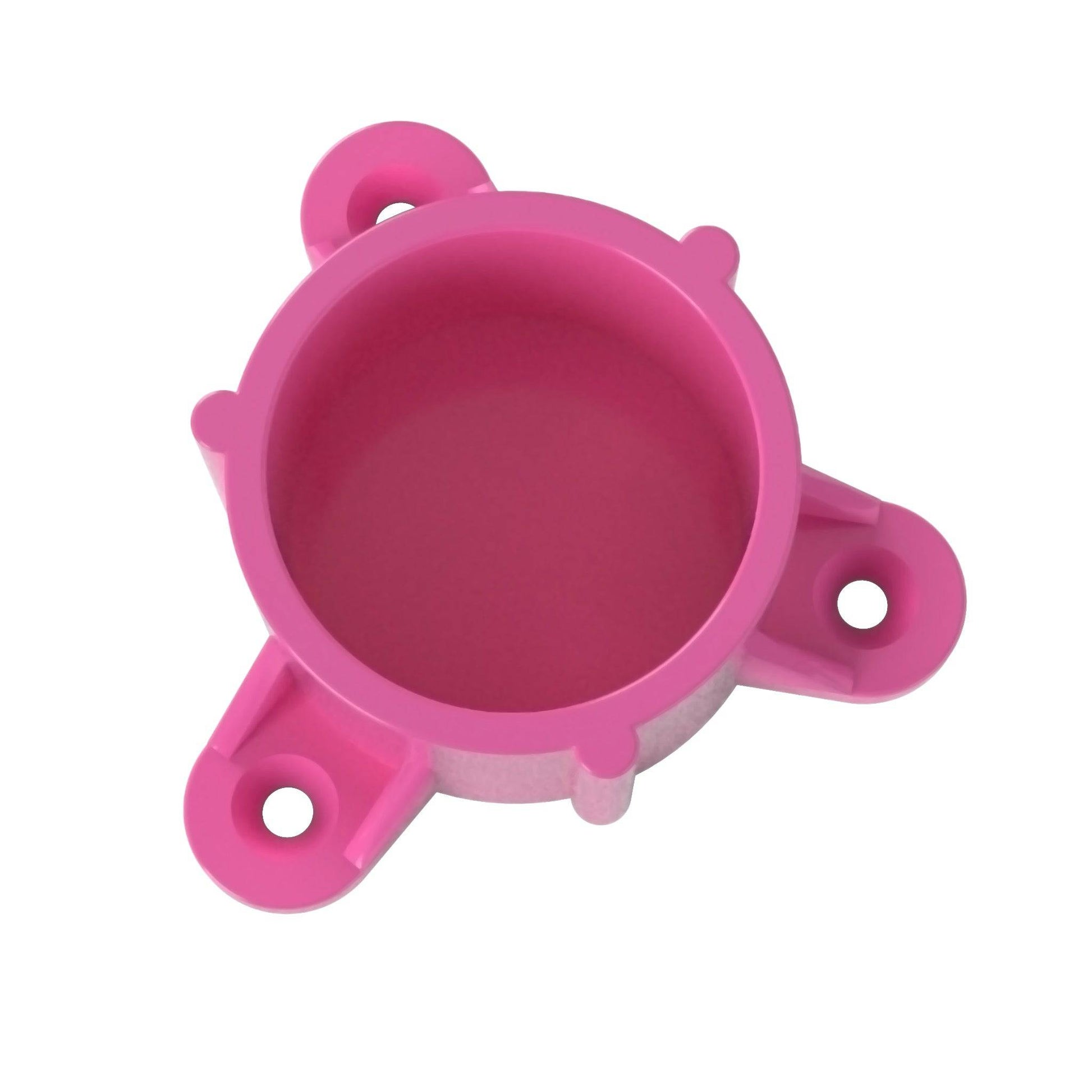 1-1/2 in. Table Screw Furniture Grade PVC Cap - Pink - FORMUFIT