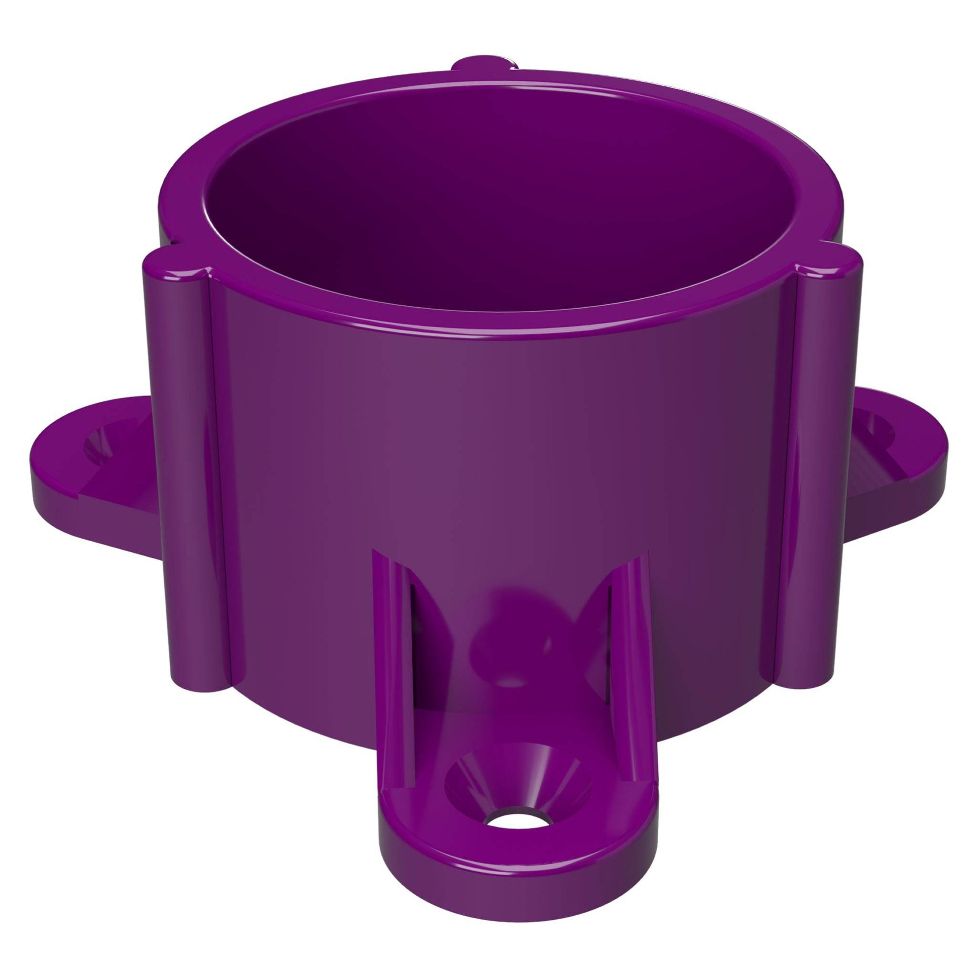 1-1/2 in. Table Screw Furniture Grade PVC Cap - Purple - FORMUFIT