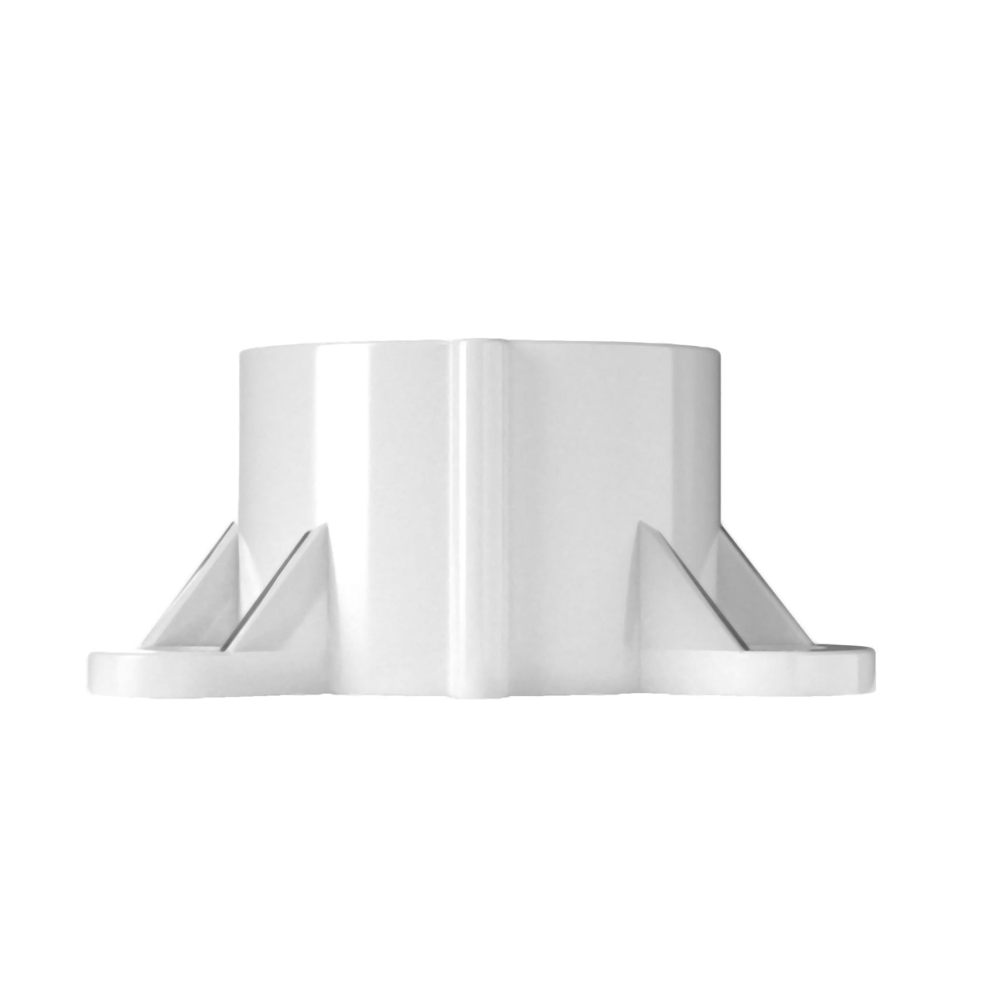 1-1/2 in. Table Screw Furniture Grade PVC Cap - White - FORMUFIT