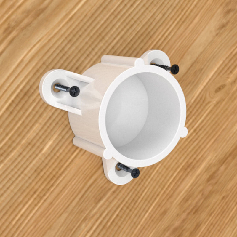 Load image into Gallery viewer, 1-1/2 in. Table Screw Furniture Grade PVC Cap - White - FORMUFIT

