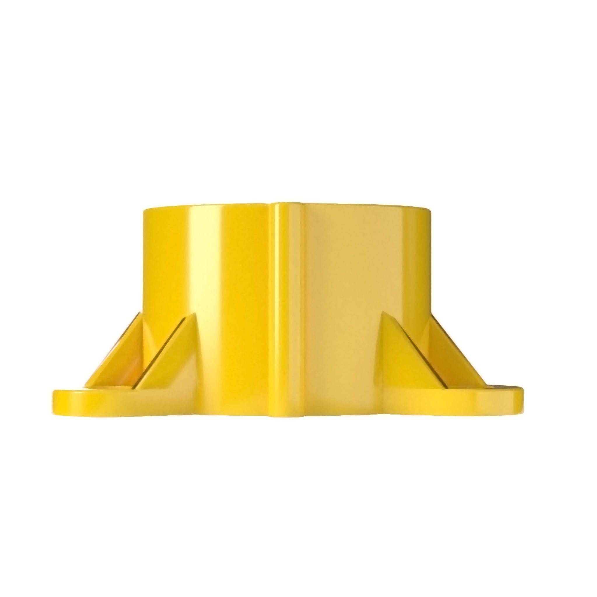 1-1/2 in. Table Screw Furniture Grade PVC Cap - Yellow - FORMUFIT