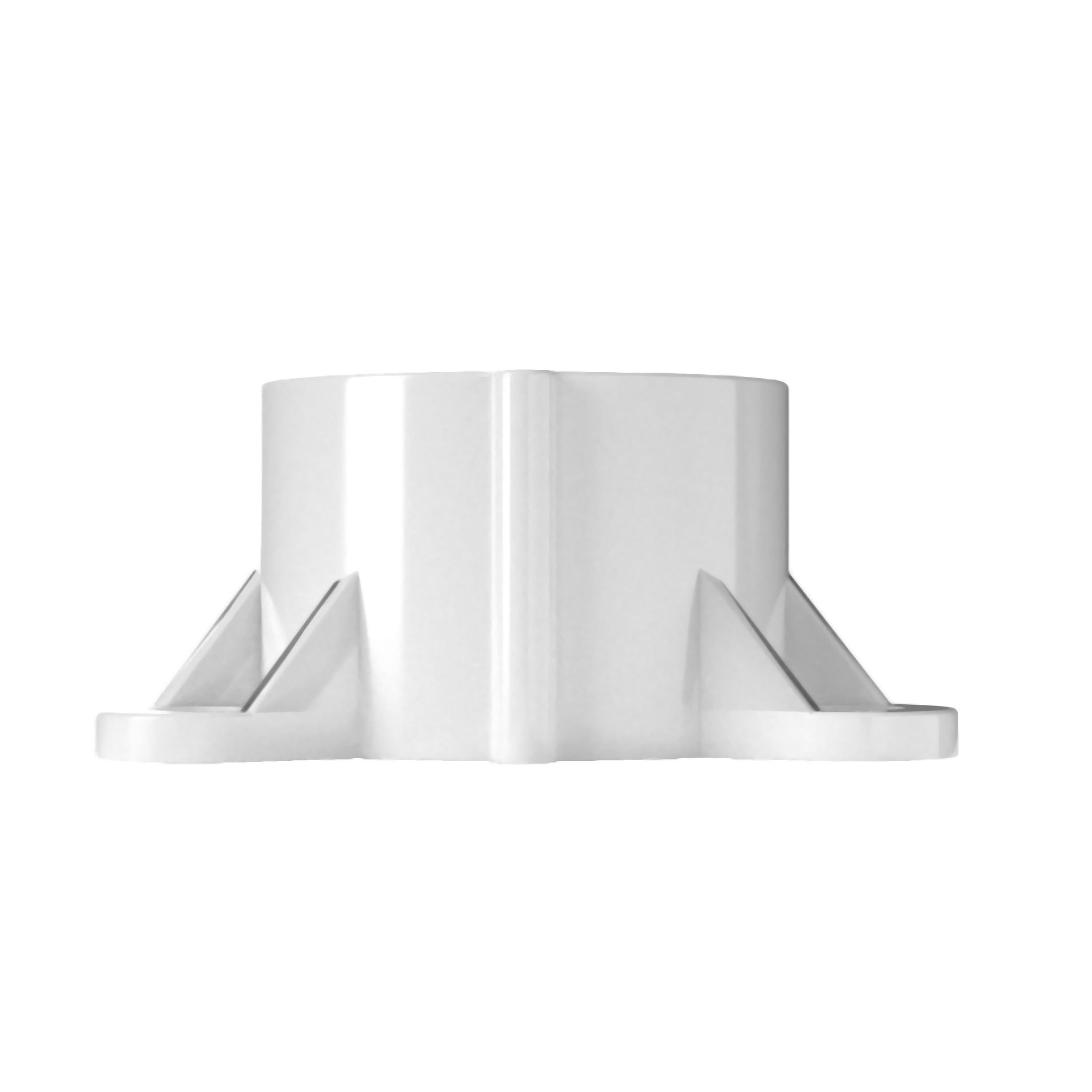 1-1/4 in. Table Screw Furniture Grade PVC Cap - White - FORMUFIT