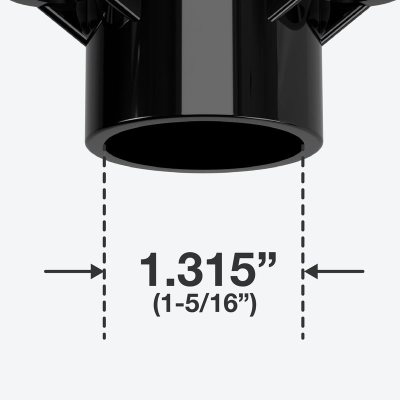 Load image into Gallery viewer, 1 in. Table Screw Furniture Grade PVC Cap - Black - FORMUFIT
