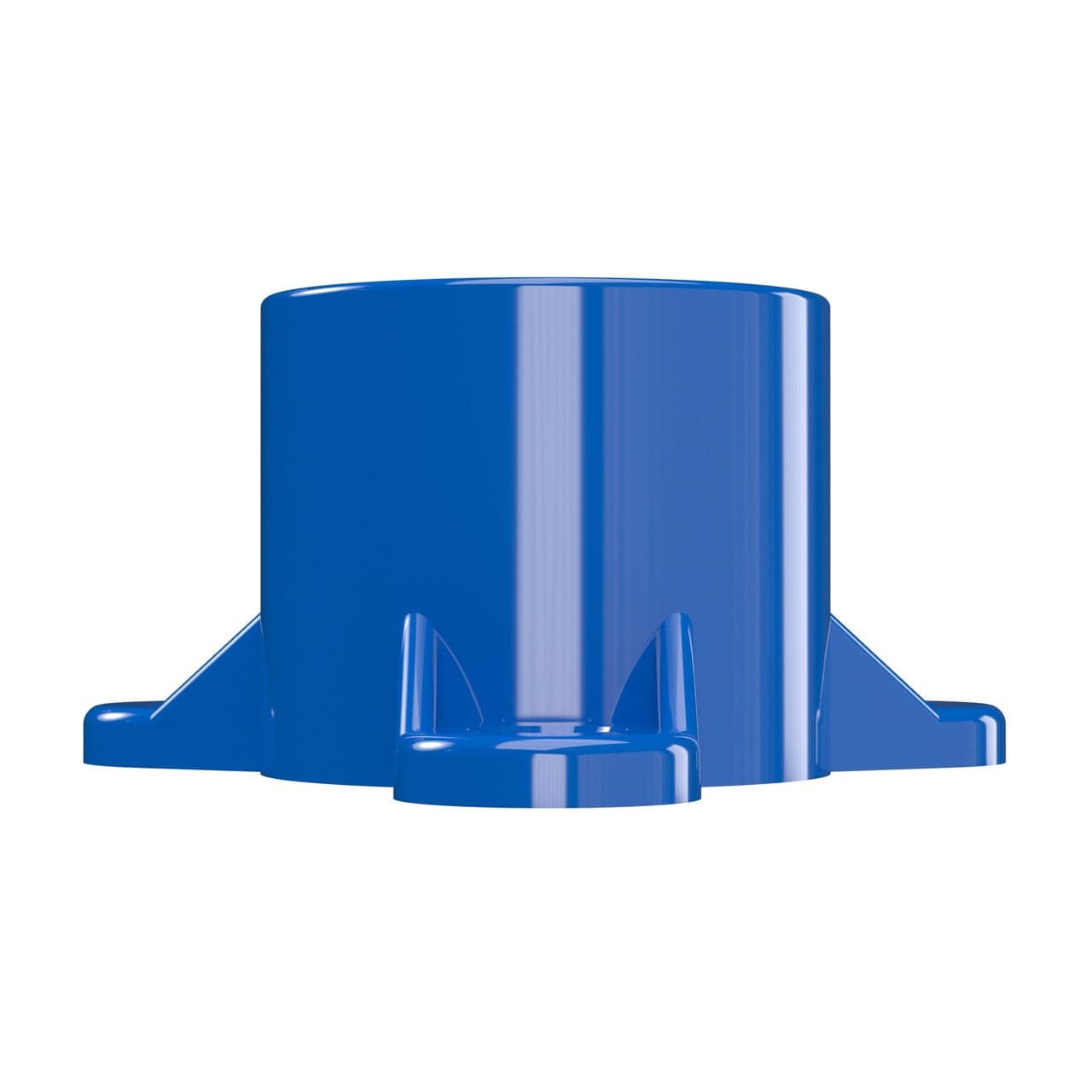 1 in. Table Screw Furniture Grade PVC Cap - Blue - FORMUFIT