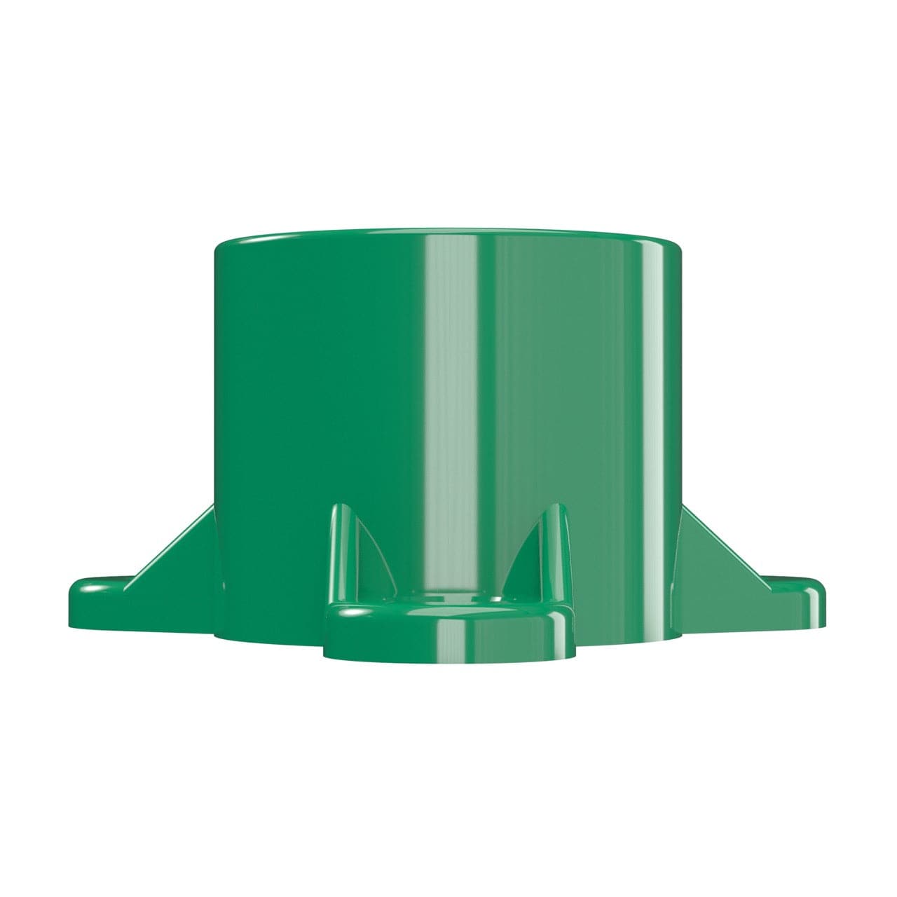 1 in. Table Screw Furniture Grade PVC Cap - Green - FORMUFIT