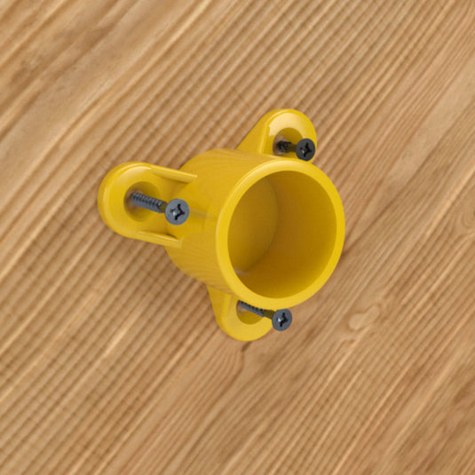 1 in. Table Screw Furniture Grade PVC Cap - Yellow - FORMUFIT