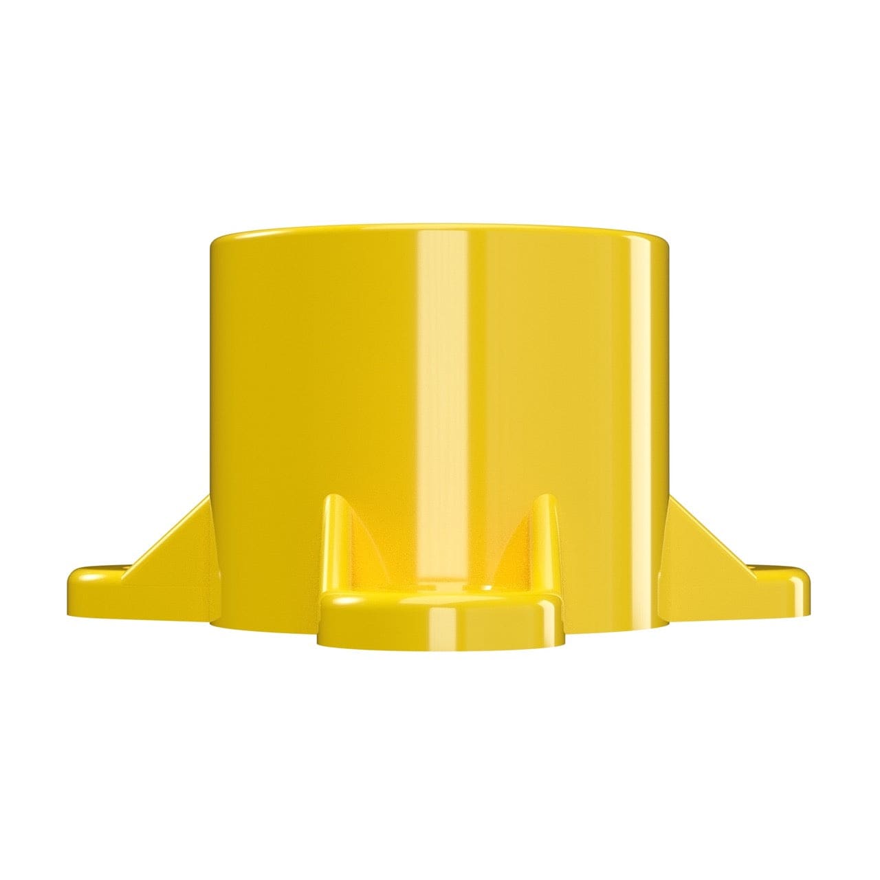 1 in. Table Screw Furniture Grade PVC Cap - Yellow - FORMUFIT