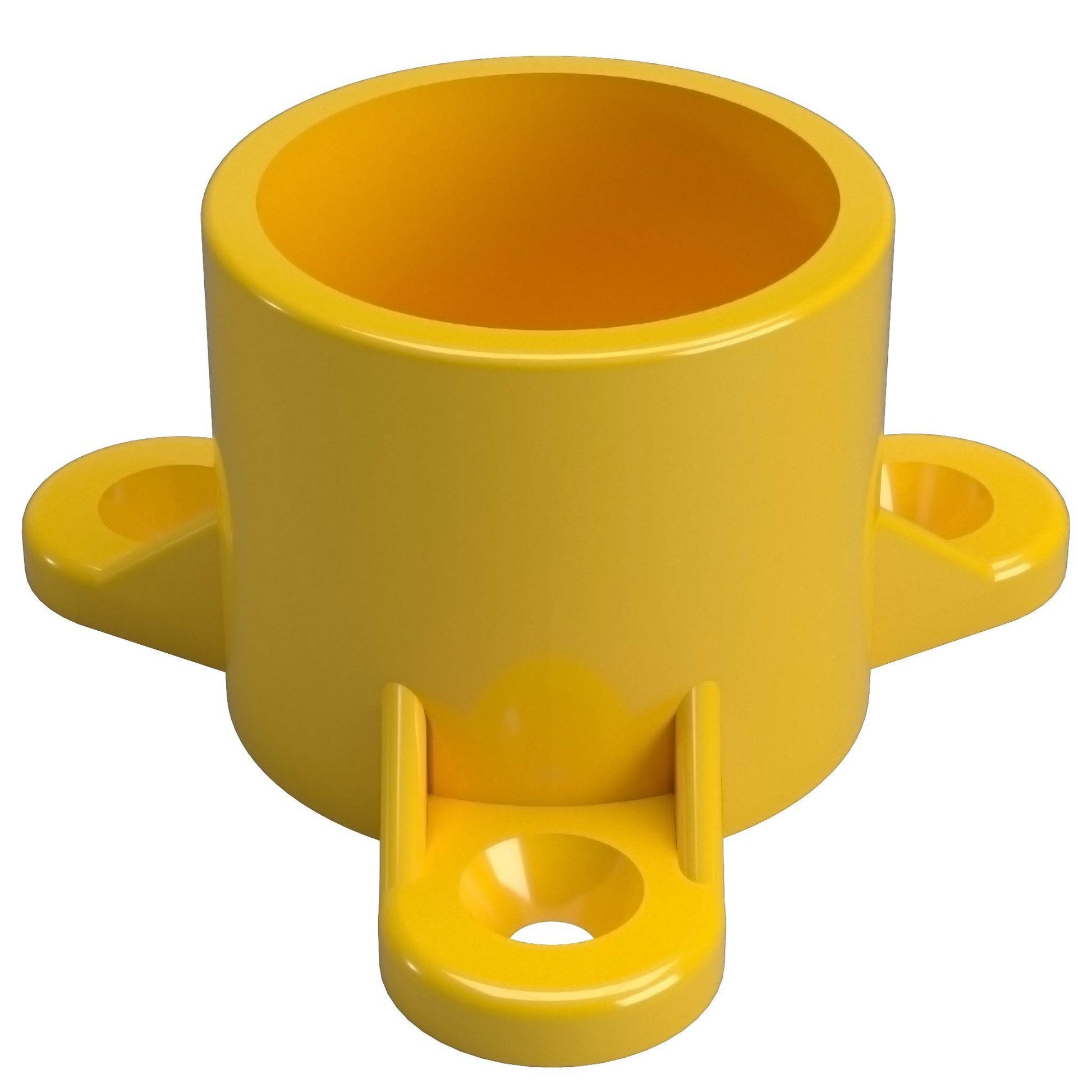 3/4 in. Table Screw Furniture Grade PVC Cap - Yellow - FORMUFIT