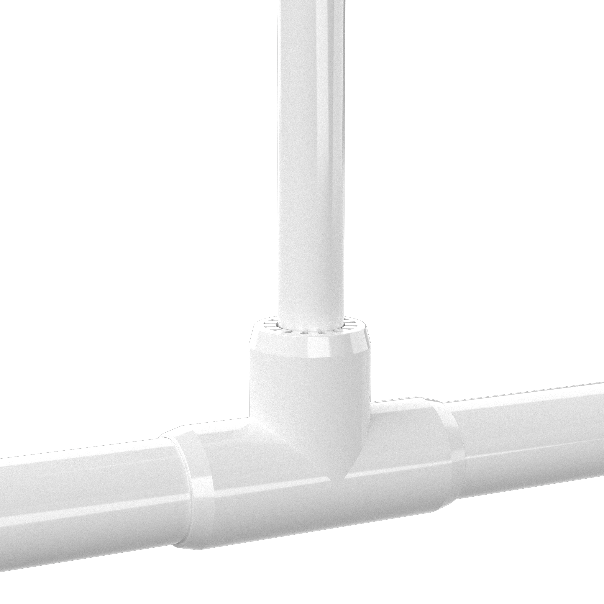 3/4" to 1-1/4" PVC Fitting Reducer - Furniture Grade - Gray - FORMUFIT