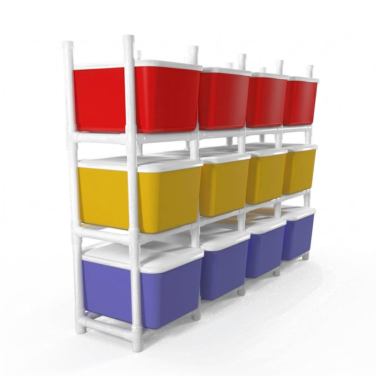 PVC Storage Bin Organizer Plan PVC Plan - Garage - FORMUFIT